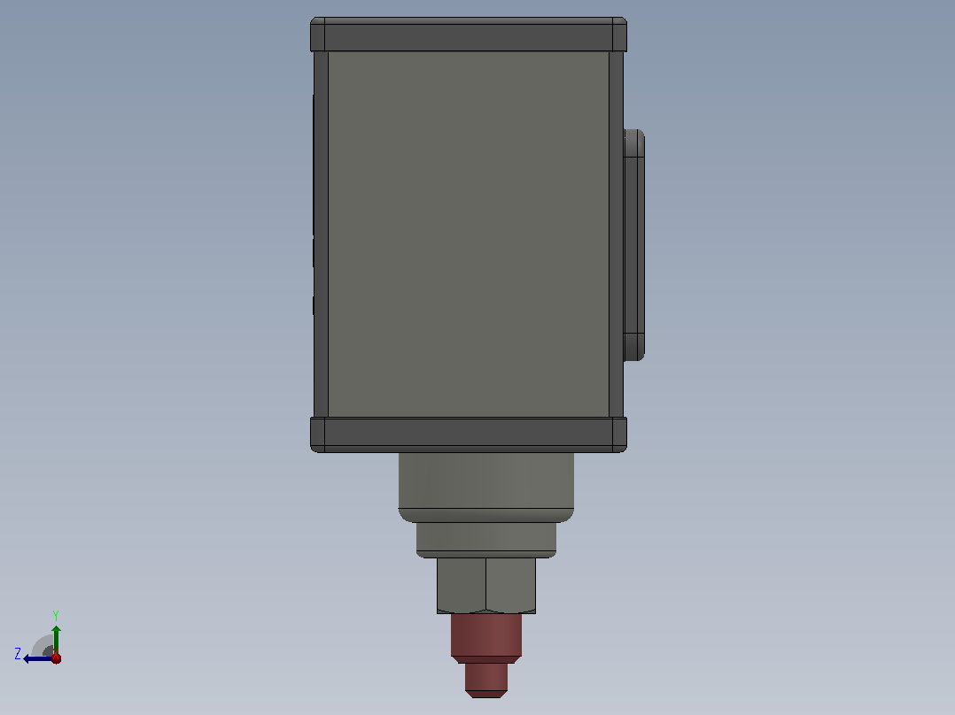 TLP10型（制冷）压力控制器[TLP10型压力控制器]右视图
