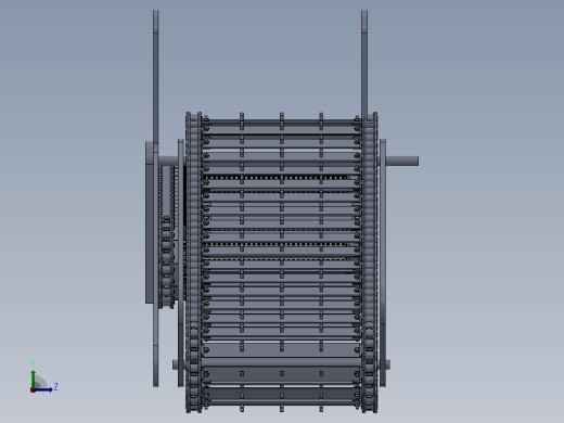 小型水域水面漂浮物收集装置设计  sw +CAD+说明书左视缩略图