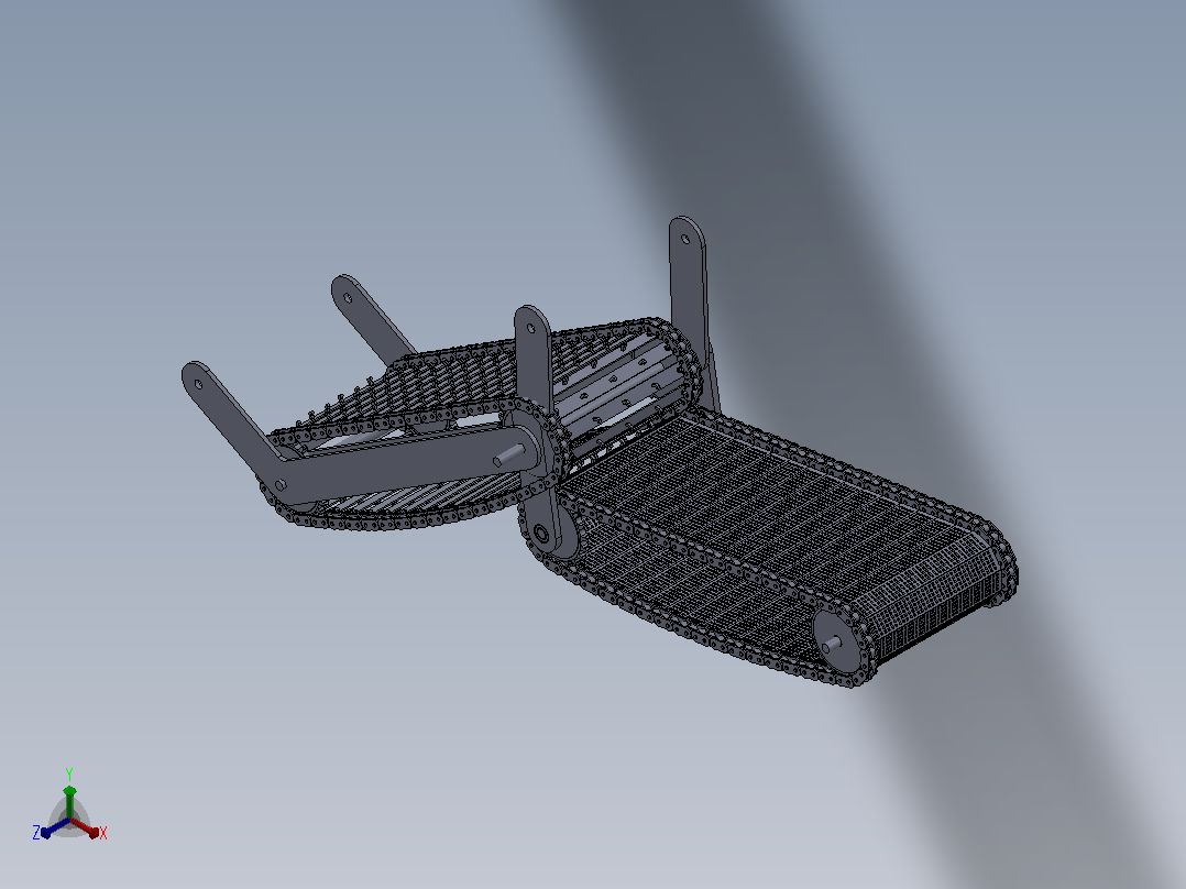 小型水域水面漂浮物收集装置设计  sw +CAD+说明书正等轴测图