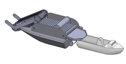 小型水域水面漂浮物收集装置设计  sw +CAD+说明书缩略图