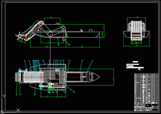 小型水域水面漂浮物收集装置设计  sw +CAD+说明书缩略图