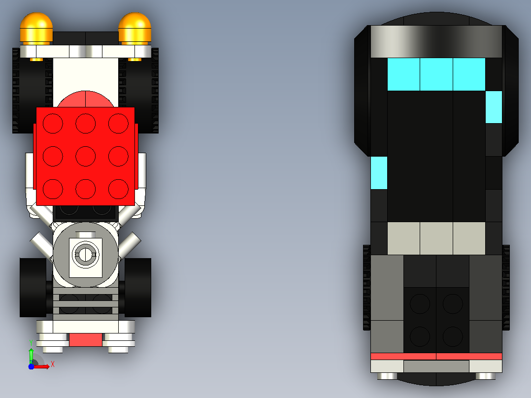 乐高LEGO_m7011T前视图