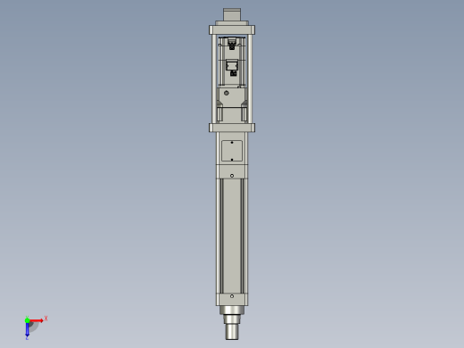 轻载电动缸TPA-ESR80-2510C-L200-M-CA-W-P75-JX-C3俯视缩略图
