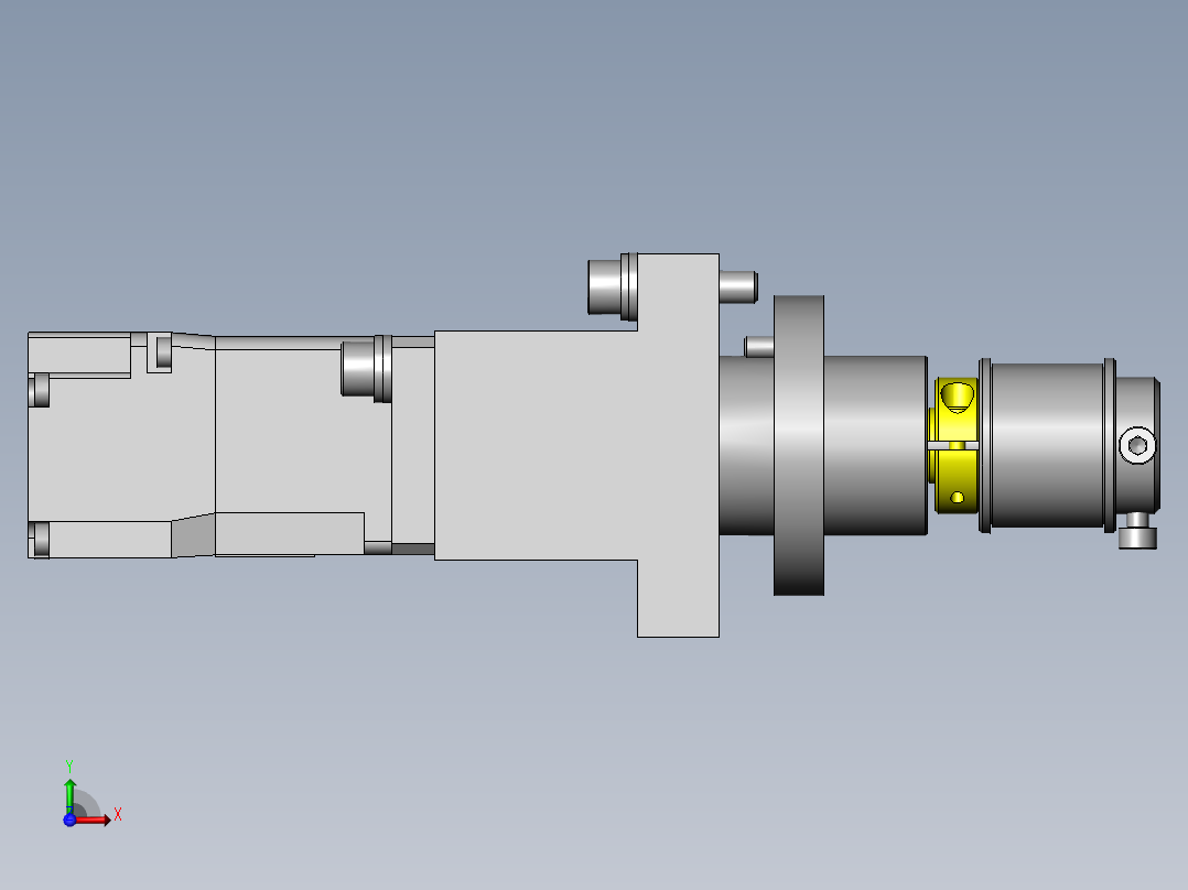 薄膜产品进给机构前视图