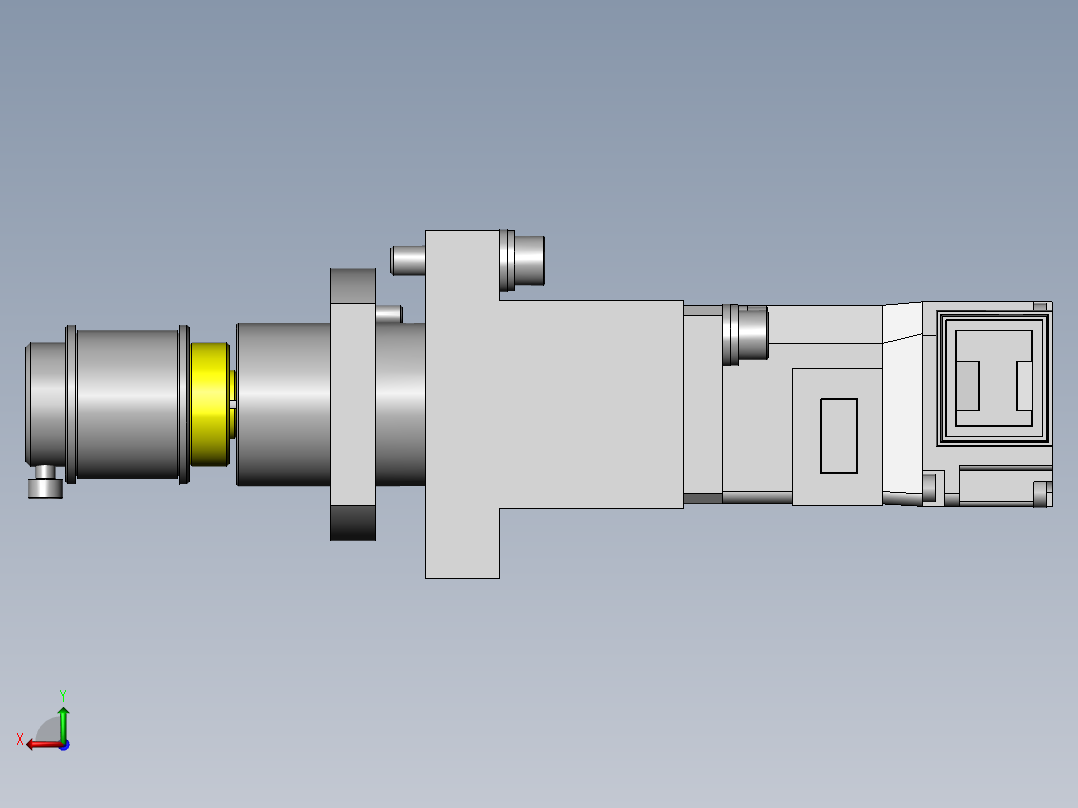 薄膜产品进给机构后视图