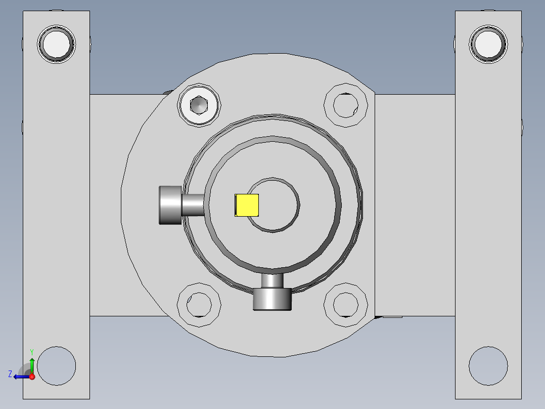 薄膜产品进给机构右视图