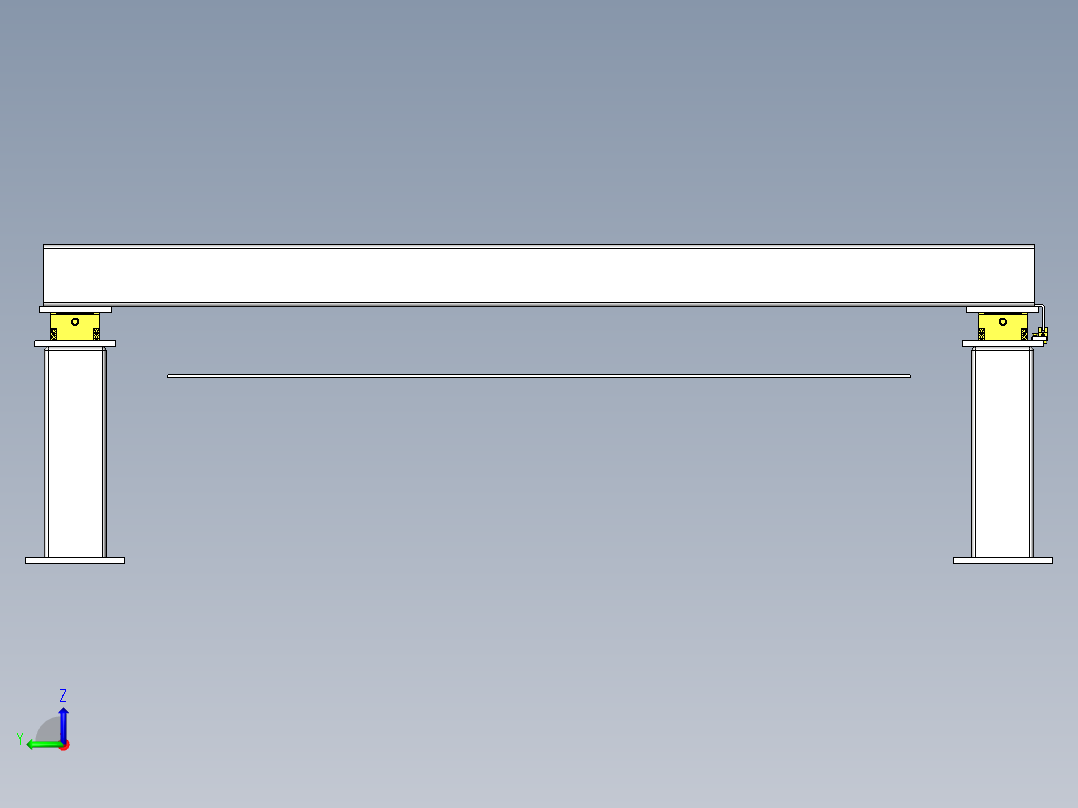 大型物体静电消除左视图