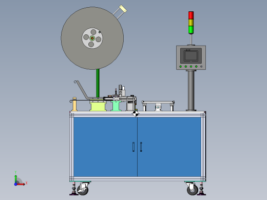 剪切摆盘设备sw17可编辑前视缩略图