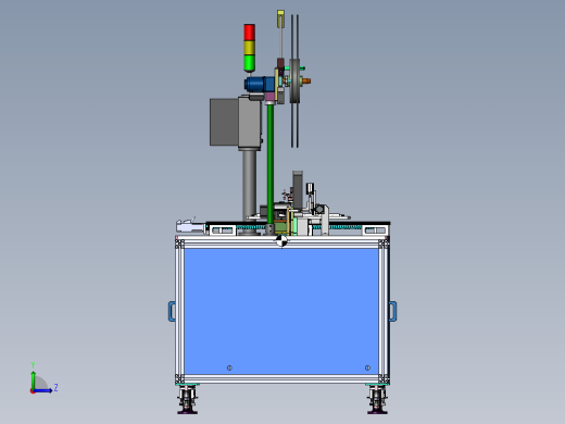 剪切摆盘设备sw17可编辑左视缩略图