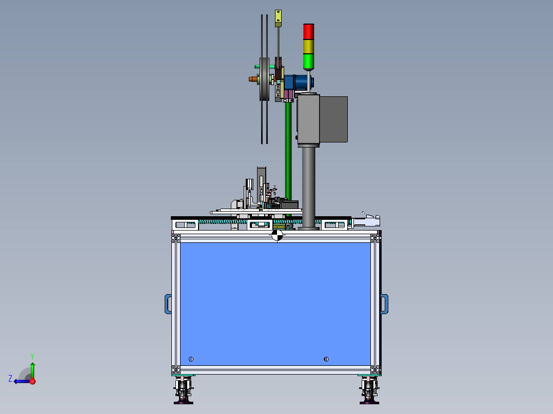 剪切摆盘设备sw17可编辑右视图