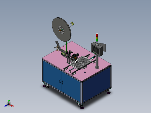 剪切摆盘设备sw17可编辑正等轴测缩略图