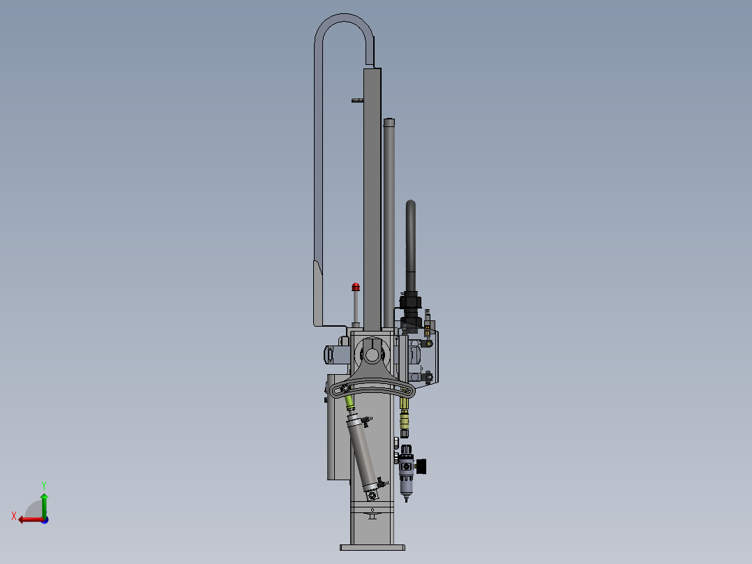 斜背式机械手ws-650后视图
