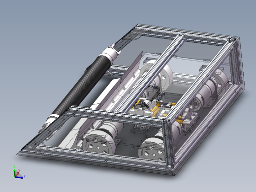 带有平面定位系统的机器人模型sw2018可编辑