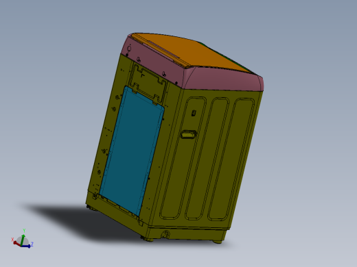 全自动波轮式洗衣机机械结构设计150