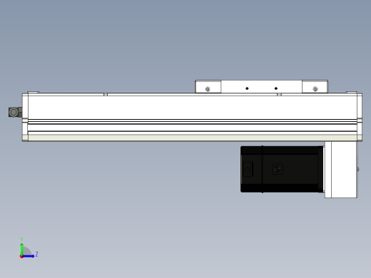 Toyo东佑达直线模组-ECH17-250-BM-750W左视缩略图