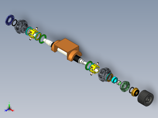 无心磨床驱动部分 