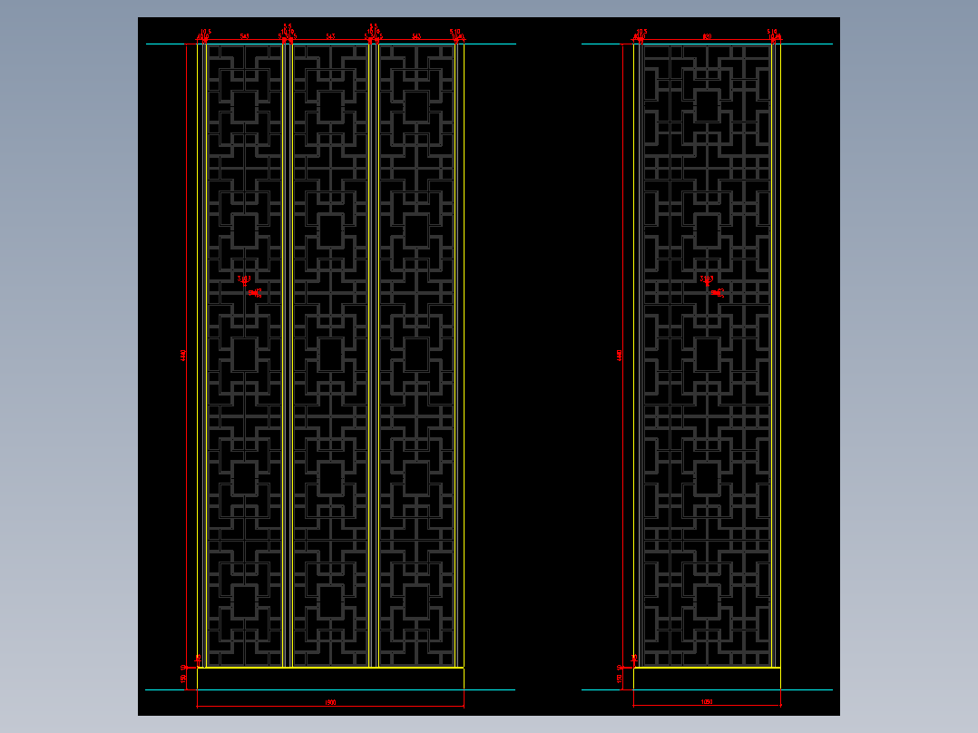21套金属类不锈钢金箔铁艺铜CAD图纸图库
