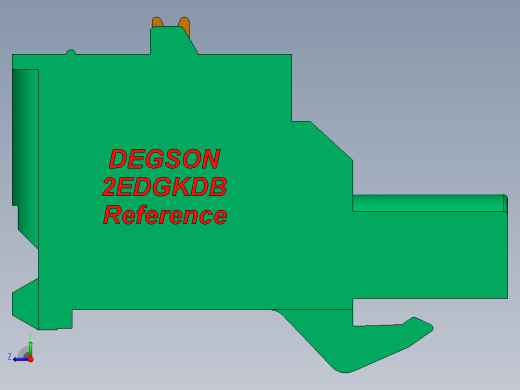 DEGSON 2EDG 系列 5.0mm 可插拔接线端子组-2EDGKDB-5.0_5.08-xxP-14-00AH右视缩略图
