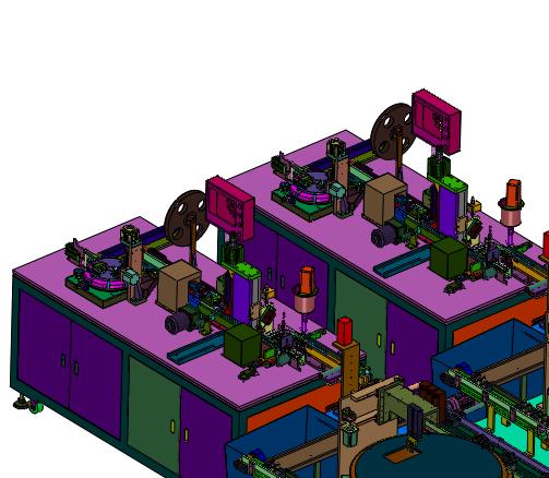 锂电池电芯注液滚槽放面片产线