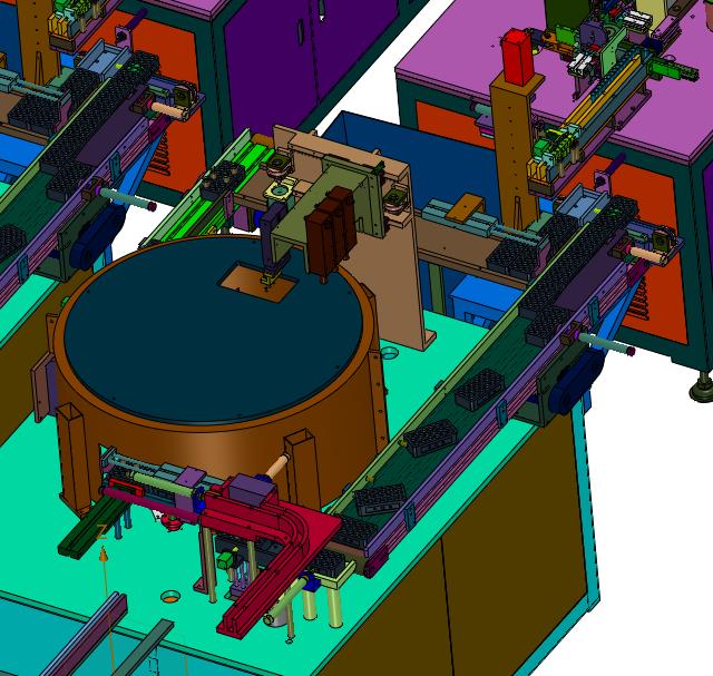 锂电池电芯注液滚槽放面片产线