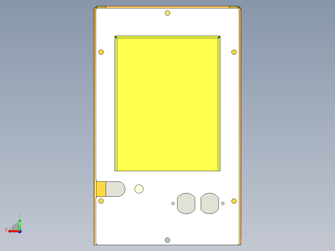 电器柜 电控柜 (124) 机械设计素材后视图