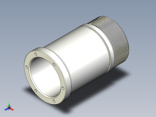 外滚动镗套三维模型