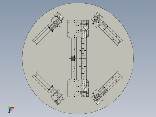 散热片涂胶机俯视缩略图