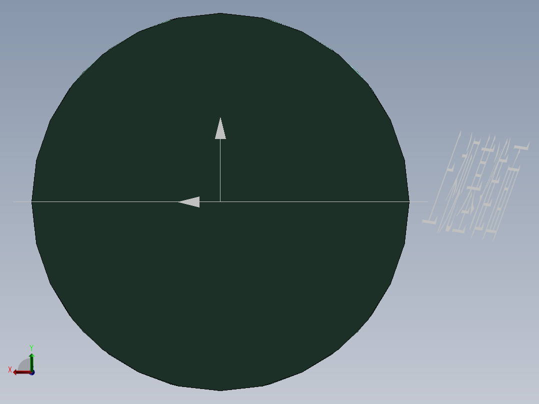 S7 长行程电磁铁滑杆后视图