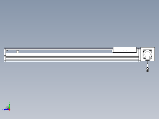 东锦同步带传动-直线滑台模组DH170B-L150-S600-BL-P400W-C3右视缩略图