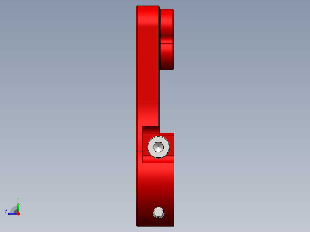 伺服机械臂右视图