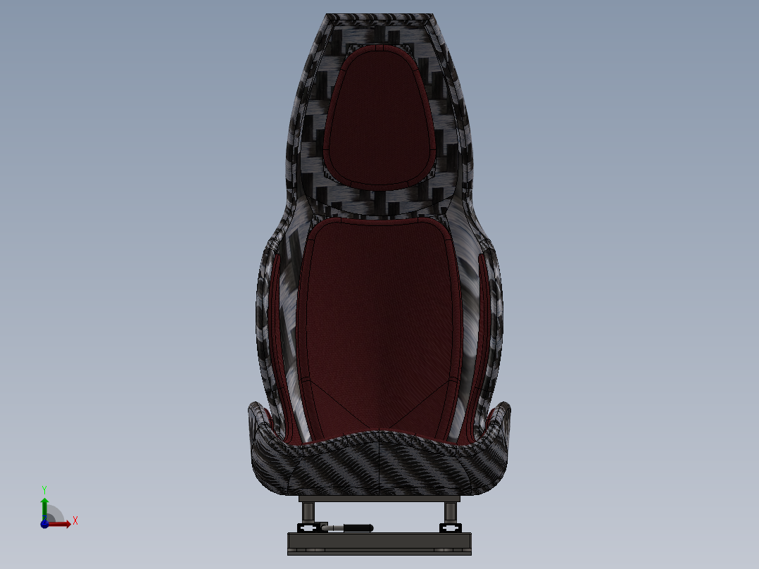 汽车座椅 (35)前视图