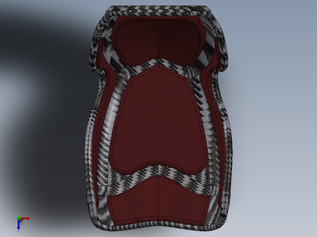 汽车座椅 (35)俯视图