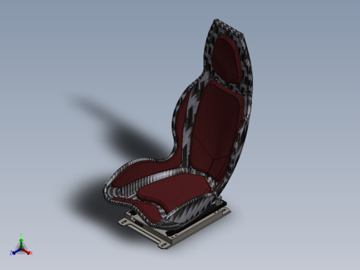 汽车座椅 (35)正等轴测缩略图