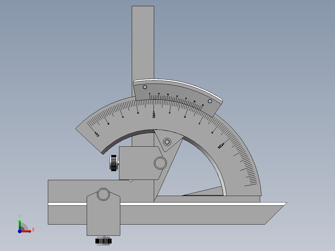游标万能角度尺195508===3前视图