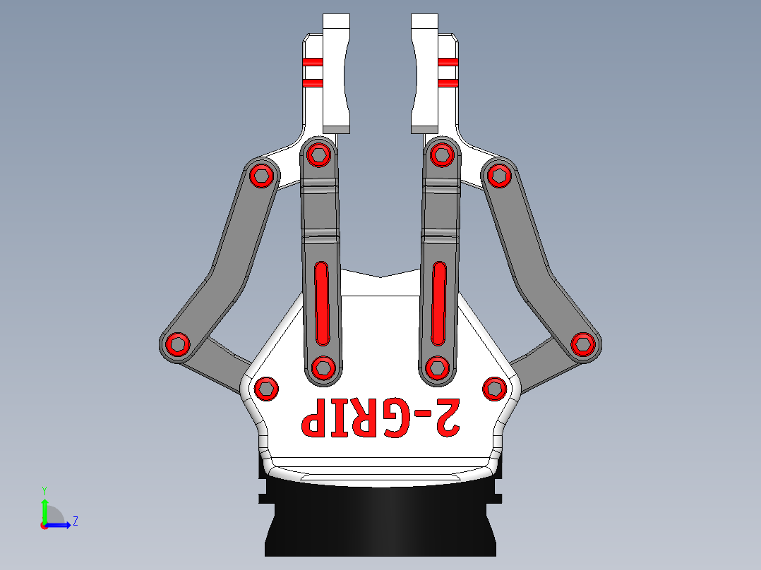 机械爪 3D图纸 (49)左视图