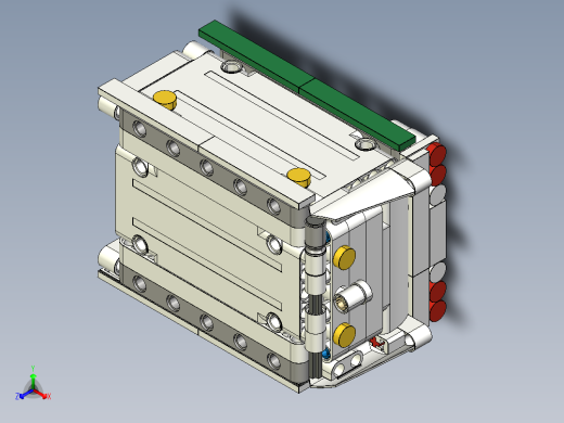 垃圾车立体拼装模型
