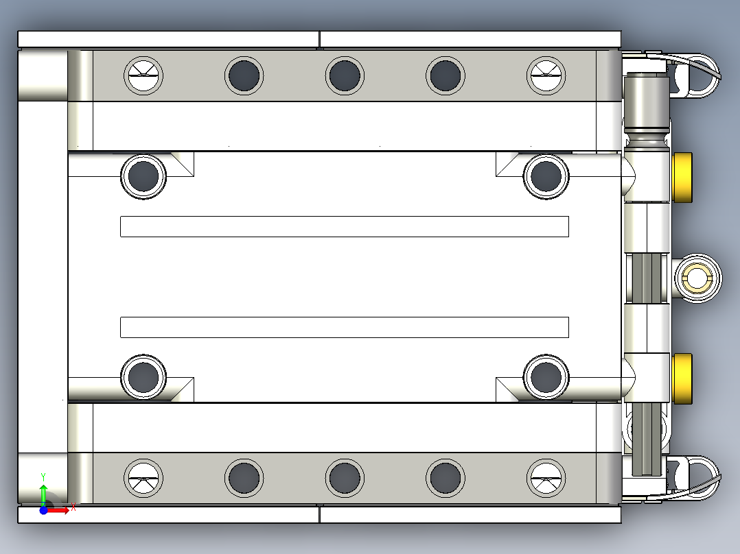 垃圾车立体拼装模型前视图
