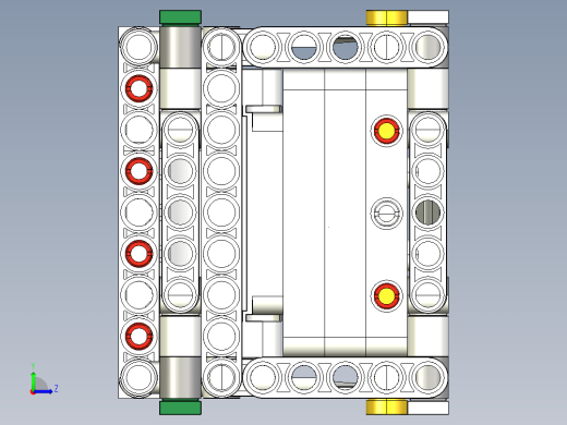垃圾车立体拼装模型左视缩略图