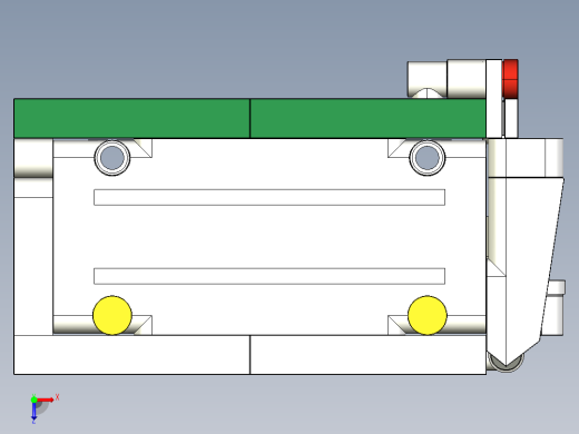 垃圾车立体拼装模型俯视缩略图