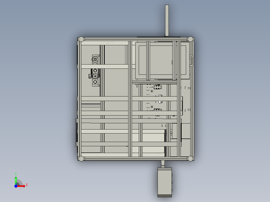 奥迪C7座椅装配设备工作台前视图