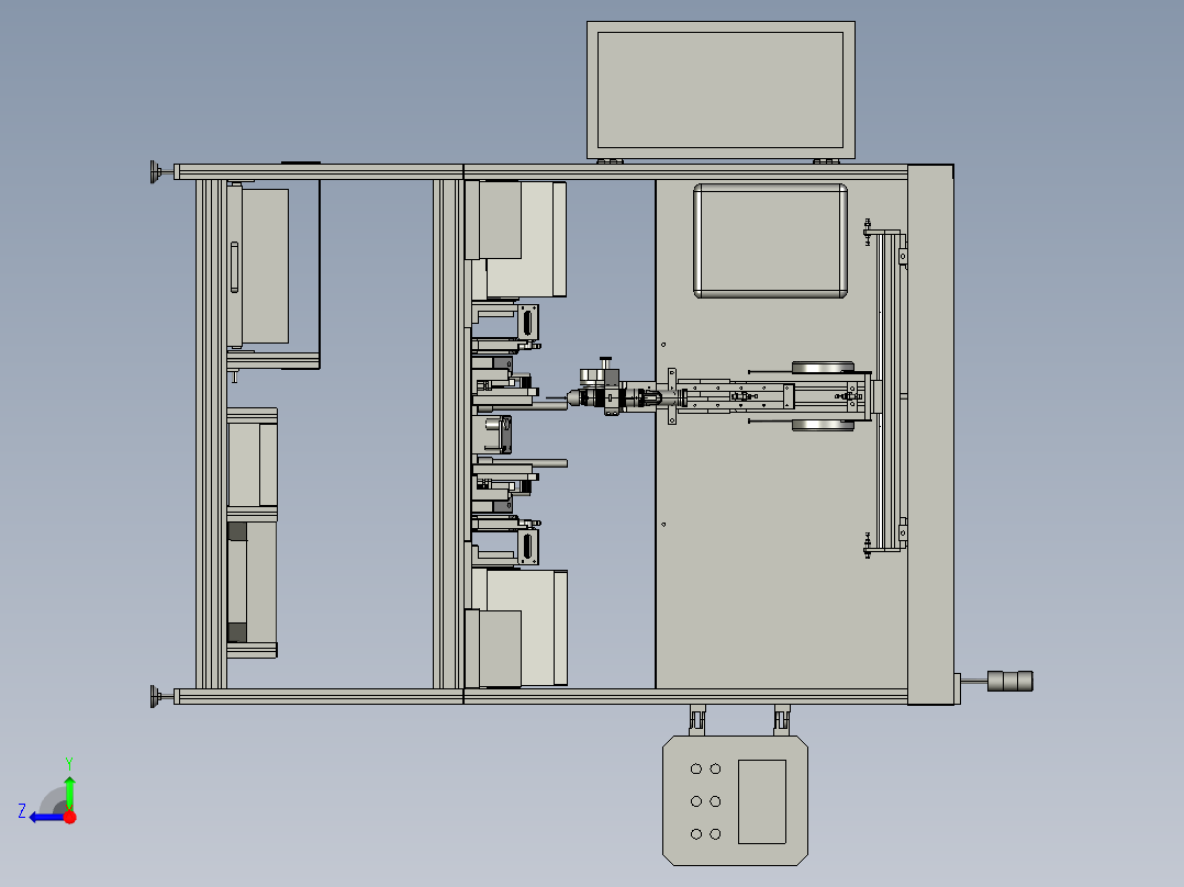 奥迪C7座椅装配设备工作台右视图