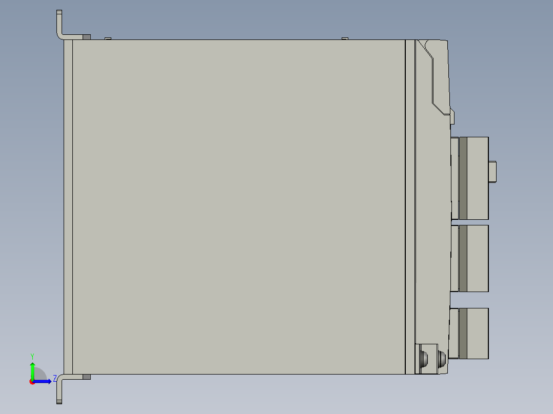 MEDKT7364E伺服控制器左视图