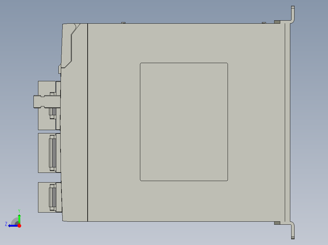 MEDKT7364E伺服控制器右视图