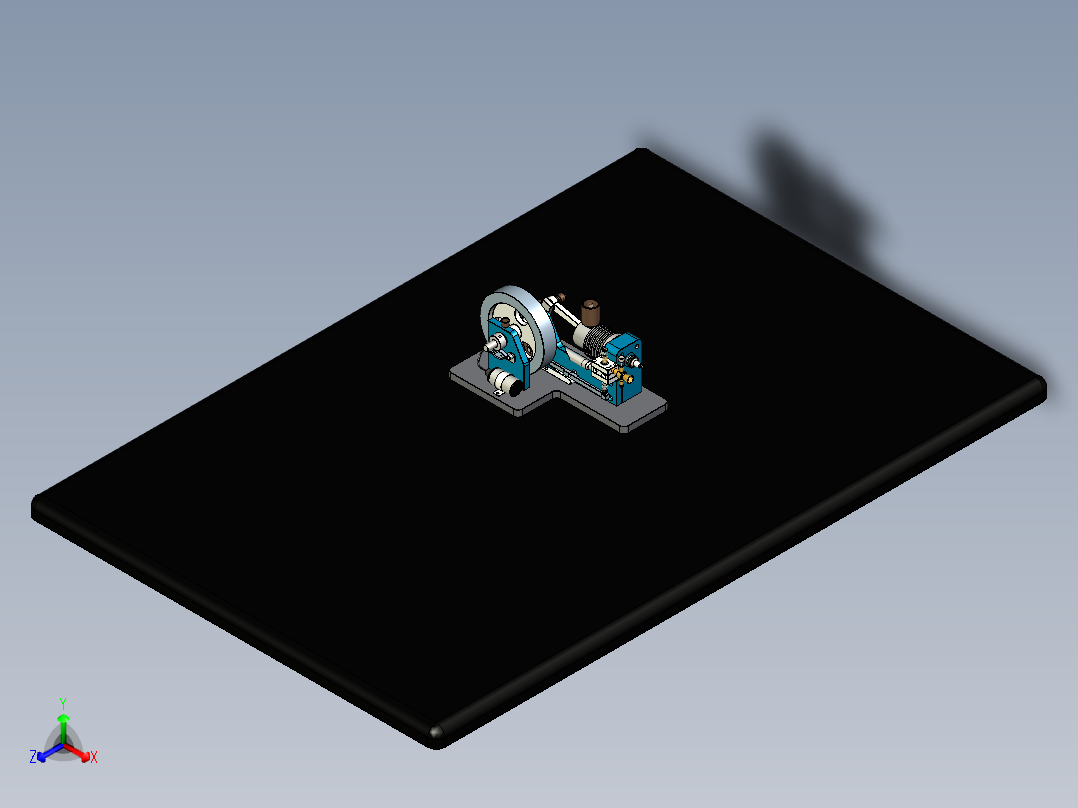 天然气发动机模型