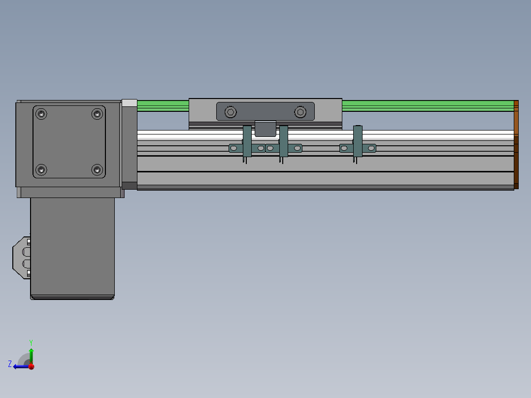 MTB同步带半封闭MTB10-RD-60右视图