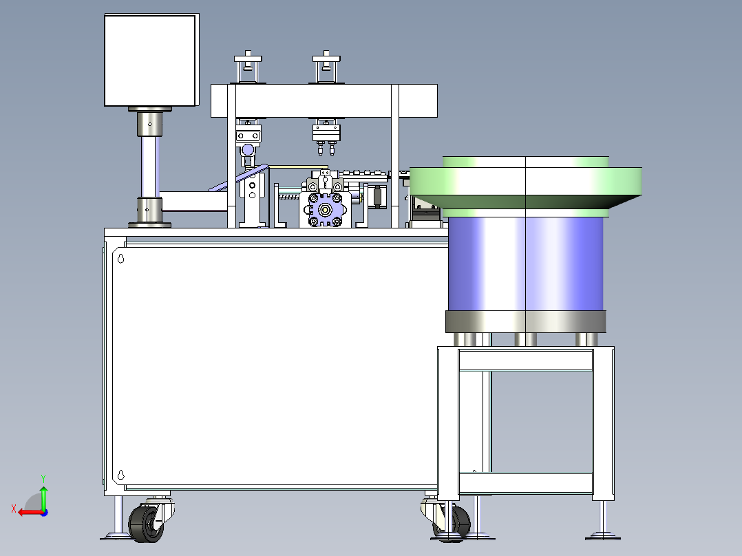 弹性薄板振动上料（自动焊接机）后视图