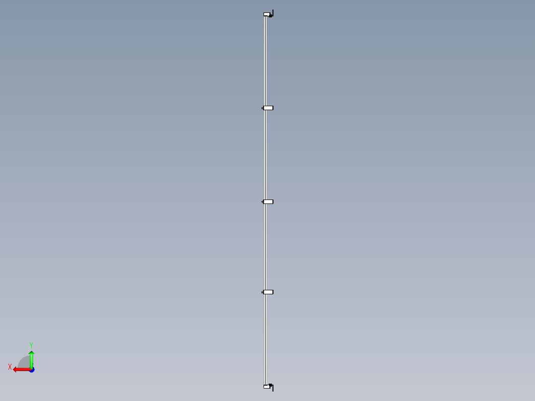 基恩士SL-JB223_side-mount_kc图纸模型后视图