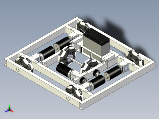 team 7501 off-season全向轮机器人车