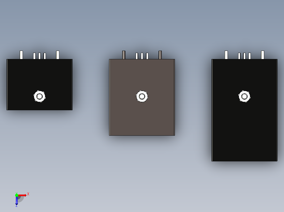 TO-220封装的散热器32-20俯视图