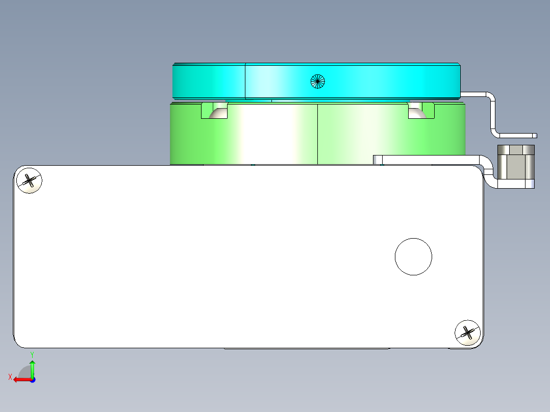 威洛博LNR电动转台LNR30-H-K-S-N后视图